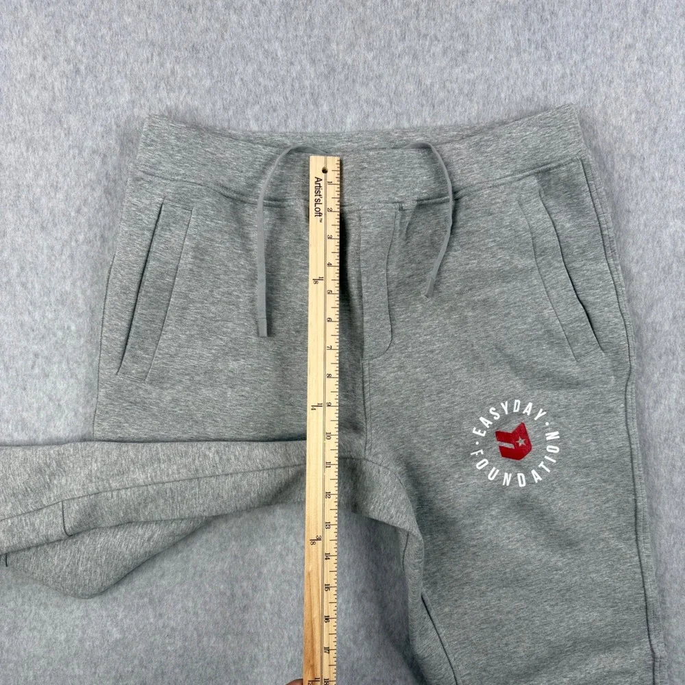 Ten Thousand Joggers Mens Medium Gray Sweatpants Fleece Easy Day Foundation Logo